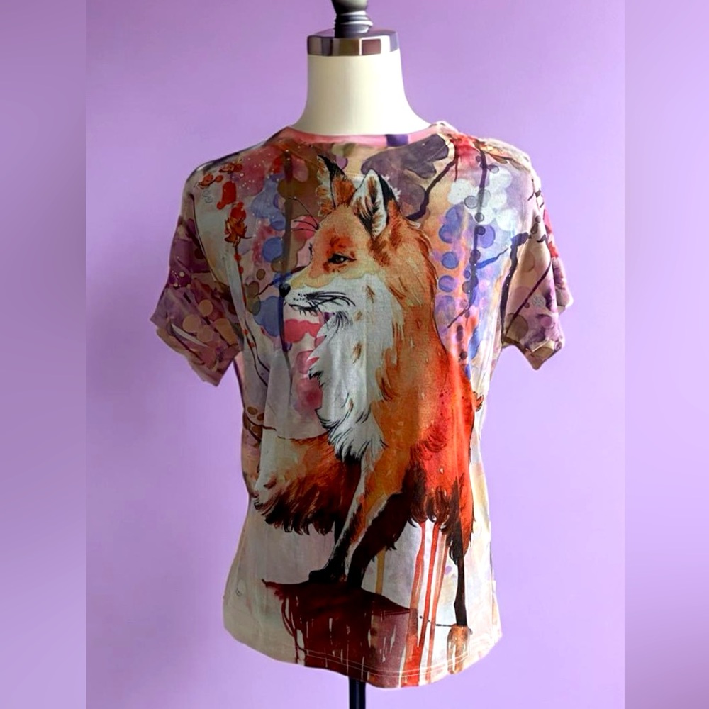 Two-side printed T-Shirt “Mystic Fox”